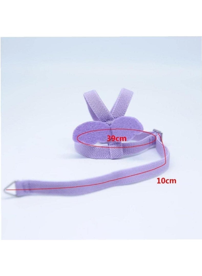 Bird Training Leash, Adjustable Parrot Flying Strap Rope Universal Flying Traction Lead Durable Outing Gadget Outdoor Training Toy for Birds, Parrot, Cockatiel, Parakeet, Lory, 1 Pcs, Purple - Image 4